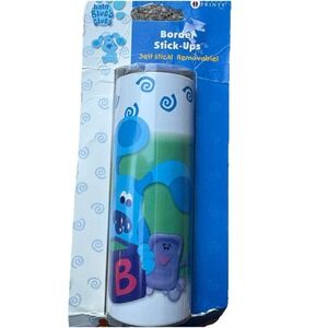 Blues Clues Y2K Vintage Kids Wallpaper Border Stick‎ On NEW